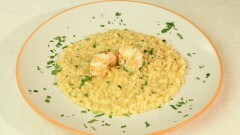Risotto alla crema di scampi