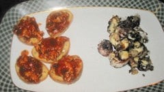 Antipasto caldo di seppioline