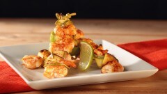 Spiedini di zucchine e mazzancolle