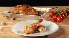 Pollo arrosto all'aglio