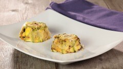 Sformatino di zucchine, ricotta e pancetta