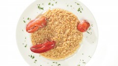 Risotto con astice
