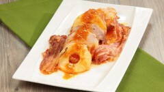 Arrosto di maiale con ananas