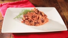 Risotto bacon e barbarossa