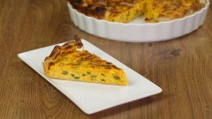 Torta salata zucca e fagiolini