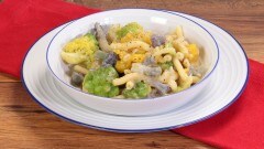 Pasta ai cavolfiori colorati
