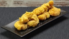 Gamberi in pastella profumati al curry