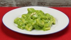 Gnocchi di patate con pesto di zucchine