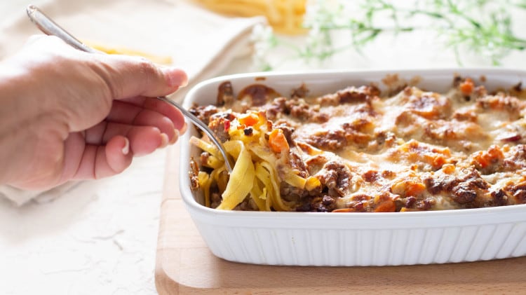 Nidi Di Tagliatelle Al Forno Con Rag E Besciamella Ricetta Facile