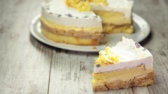 Torta con crema al mascarpone e Nutella