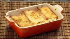 Torta di mele e pane