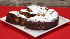 Torta di mele al cioccolato