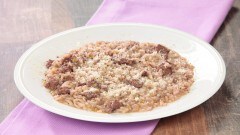 Risotto con porri e salsiccia