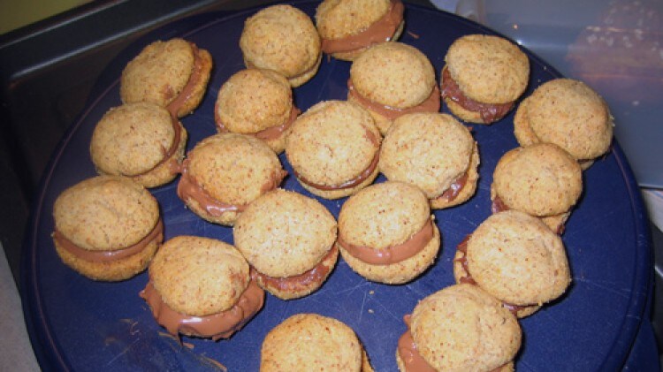 Baci di dama con nutella