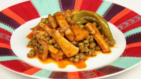 Seppie con piselli alla tunisina