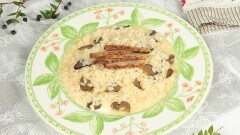 Risotto al tartufo con petto d'anatra