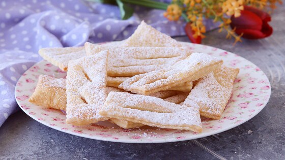Chiacchiere al forno