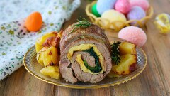 Rotolo di vitello farcito