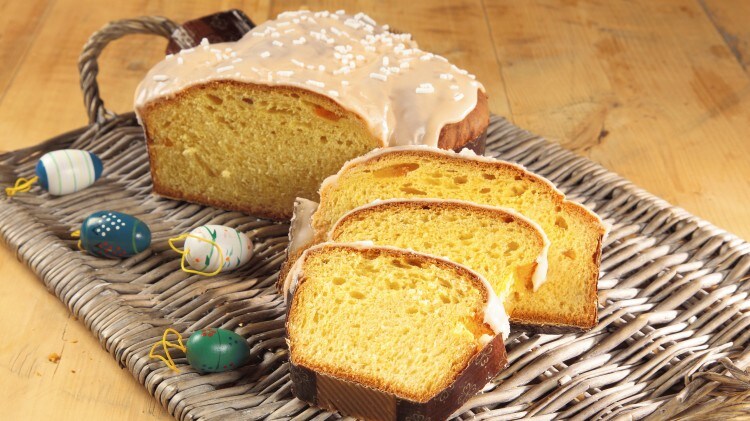 Colomba di Pasqua veloce all'arancia