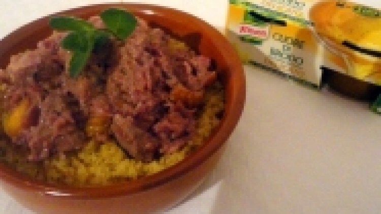 Couscous con faraona speziata