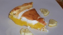 Crostata meringata con crema al limone