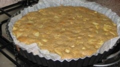 Torta al farro con mele