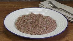 Risotto al Barbera e gorgonzola