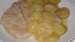 Scaloppine all'uva