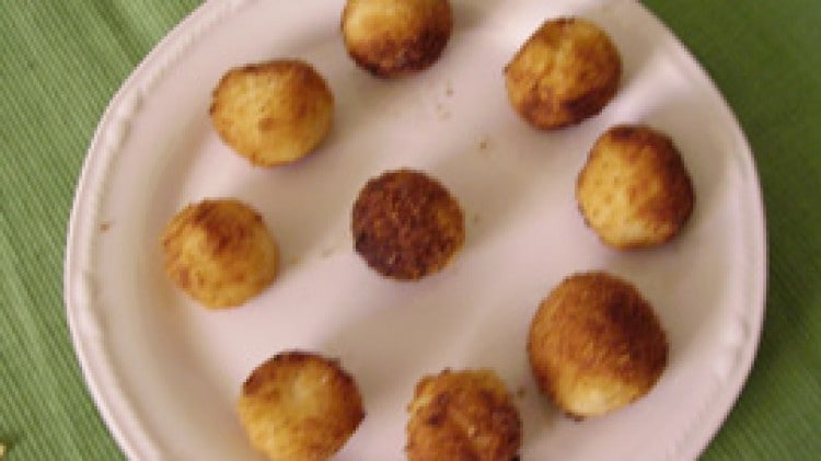 Palline di latte fritto
