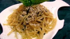 Linguine al novellame di triglia
