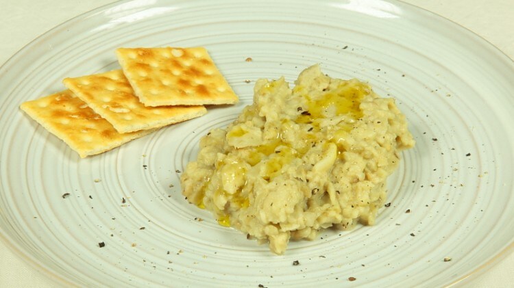 insalata di melanzane con pasta di semi di sesamo