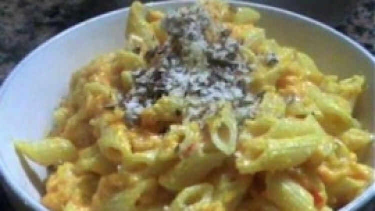 Mezze penne alla crema di zucca