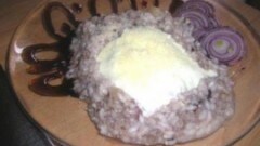 Risotto radicchio salsiccia e prosecco