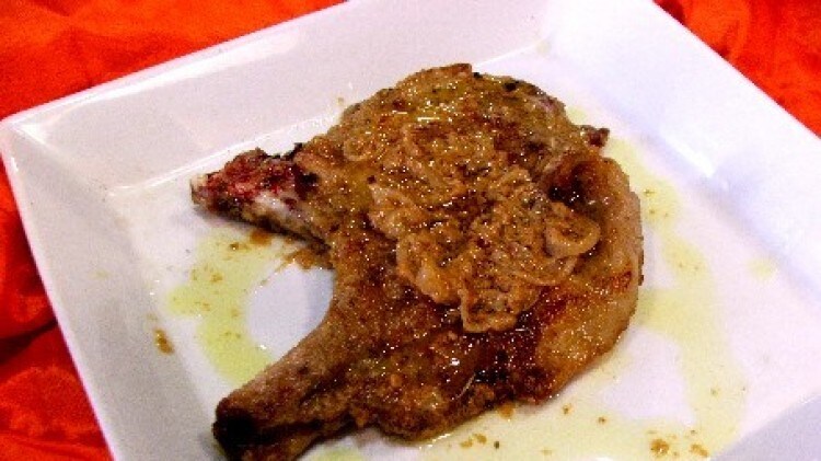 Braciole di maiale alla senape