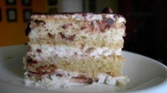 Tiramisù con ricotta e mirto bianco