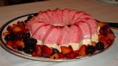 Bavarese fragola e vaniglia