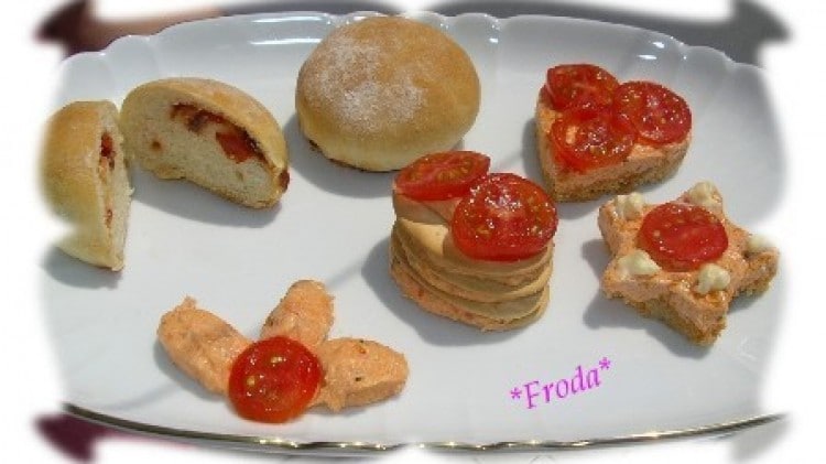 Mini cheesecake al pomodoro