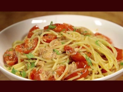 Spaghetti Con Tonno E Pomodorini Cookaround