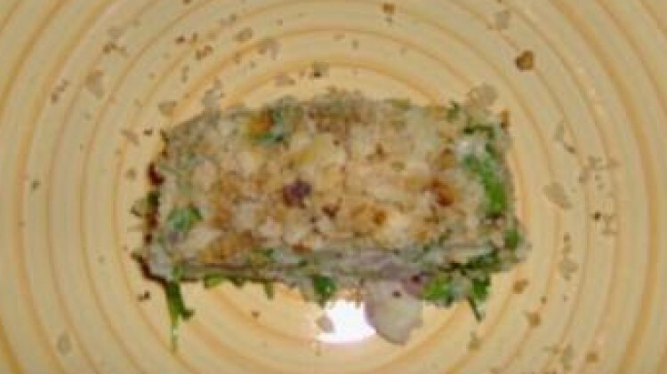 Terrina di patate e rucola al cumino