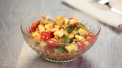 Sugo di gamberi e zucchine