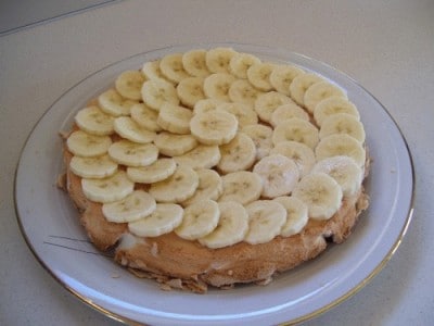 Meringata con banane
