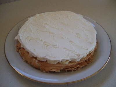 Meringata con banane