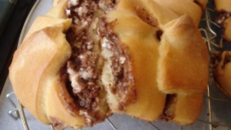Trecce ripiene di nutella