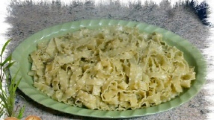 Reginette con sugo d'arrosto e cipolle