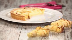 Crostata di mele con crema pasticcera