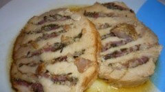 Arista con farcia di pancetta