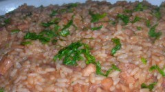 Risotto ai polipetti e gamberetti