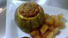 Zucchine tonde ripiene di couscous