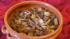Trippa e patate al profumo di porcini