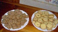 Biscotti cacao, mandorle e burro